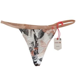 $7❤️‍🔥 Stance Women’s String Thong SMALL S NEW Peach Floral